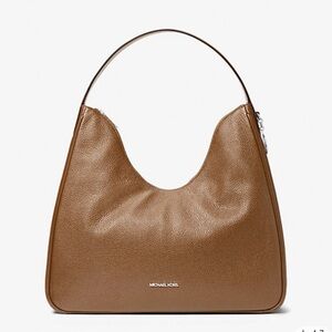 Michael Kors Nayla Medium Pebbled Leather Hobo Shoulder Bag. Brand New.